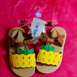 Carter's sandals toddler girl size 6